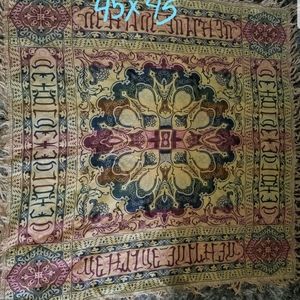 45inches x 45inches very old wall hanging or throw